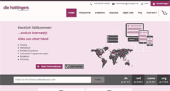 Desktop Screenshot of hottingers.de