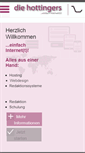 Mobile Screenshot of hottingers.de